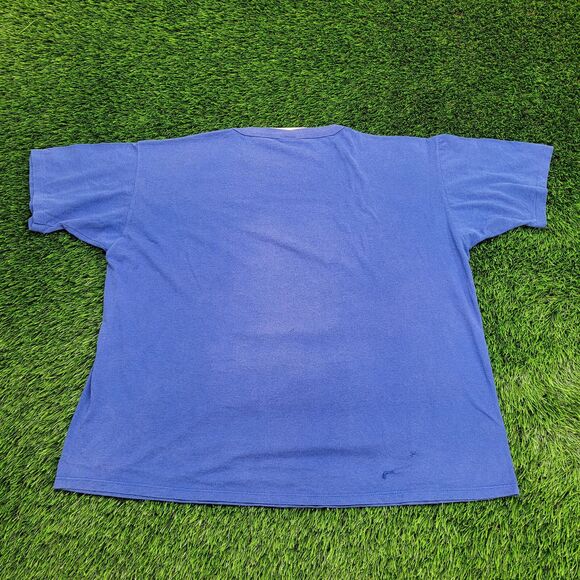 Vintage 80s Russell-Athletic Shirt 2XL 26x26 Blue-Devils - Picture 2 of 13